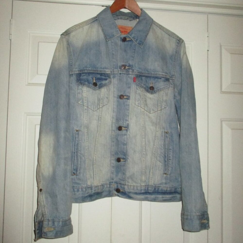 LEVI'S Blue Denim Jean Jacket Men M